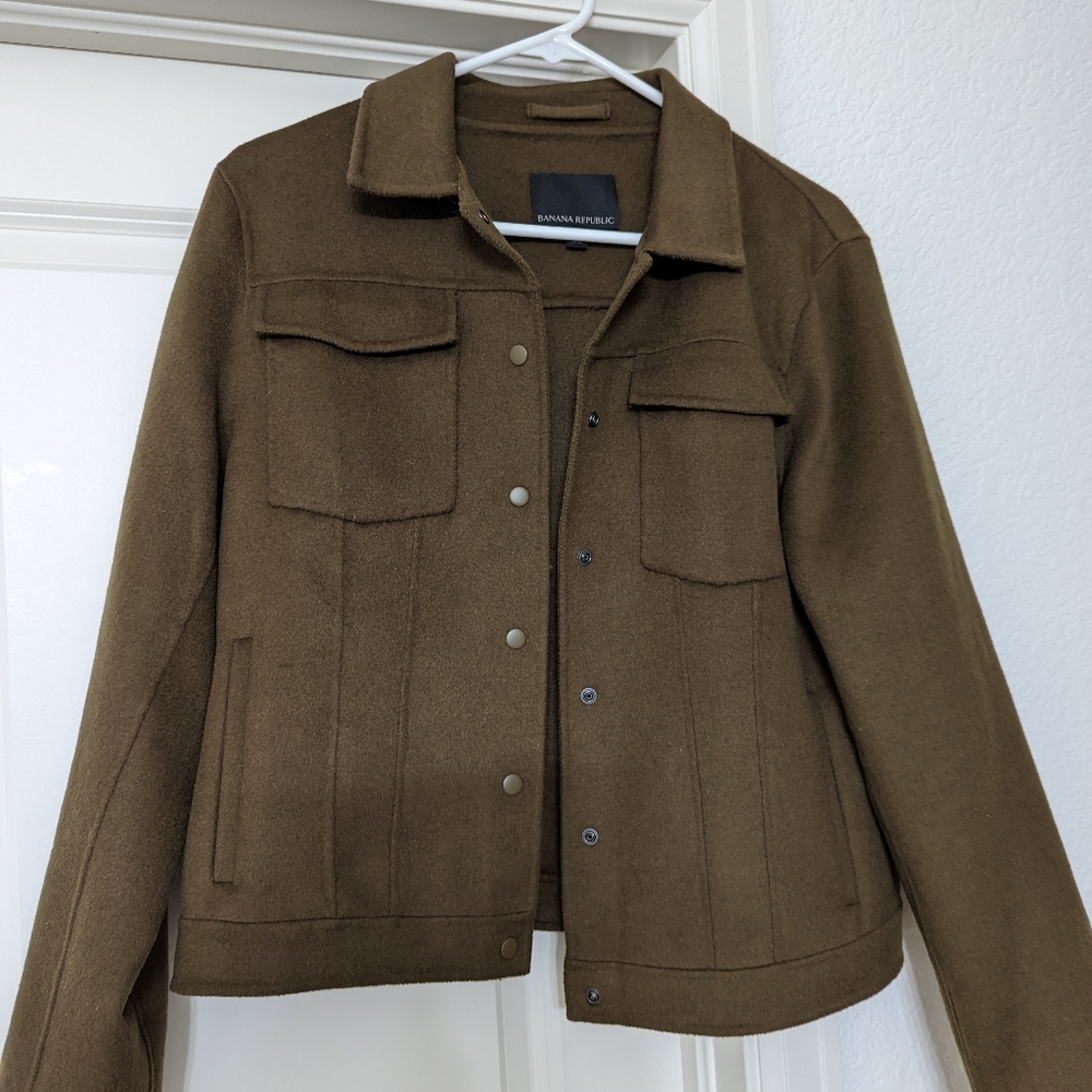Waist button up jacket